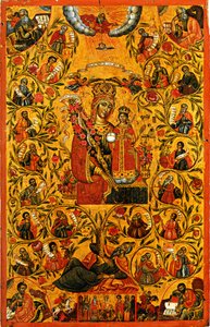 Fiore Incorruttibile (con il patriarca Jesse) da Unbekannt Unbekannt